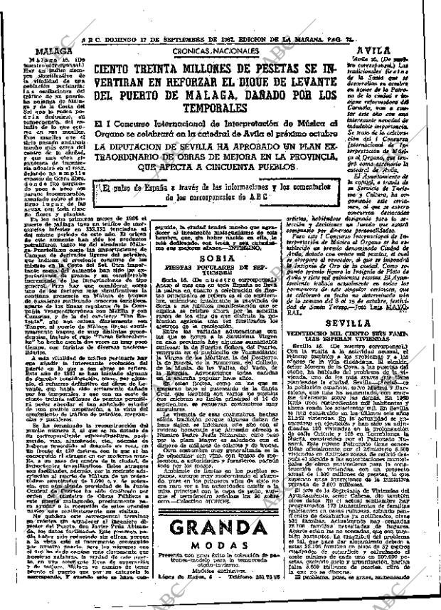 ABC MADRID 17-09-1967 página 71