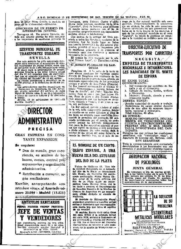 ABC MADRID 17-09-1967 página 80