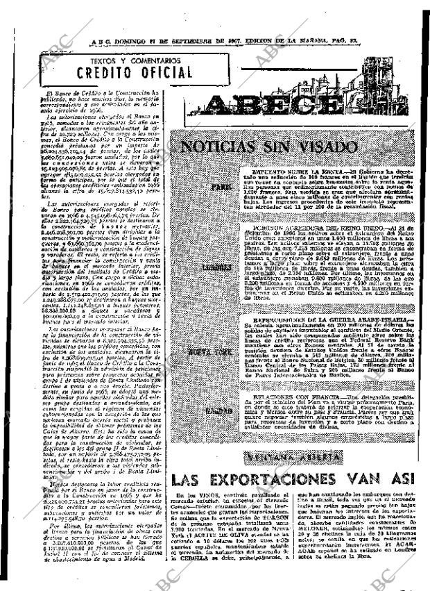 ABC MADRID 17-09-1967 página 82