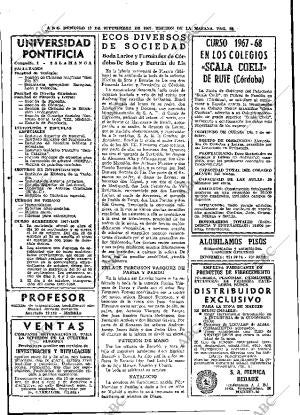 ABC MADRID 17-09-1967 página 88