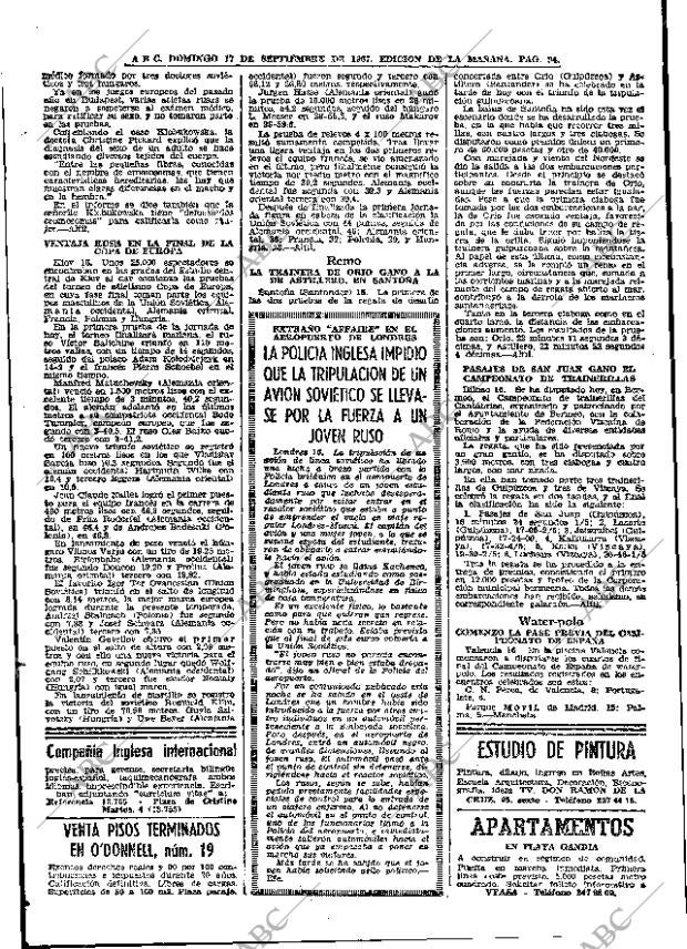 ABC MADRID 17-09-1967 página 94