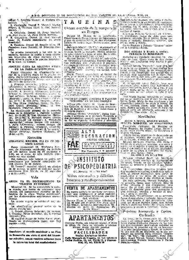 ABC MADRID 17-09-1967 página 96