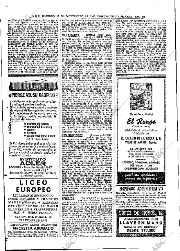 ABC MADRID 17-09-1967 página 98