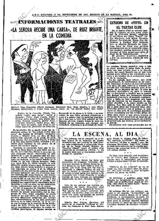 ABC MADRID 17-09-1967 página 99