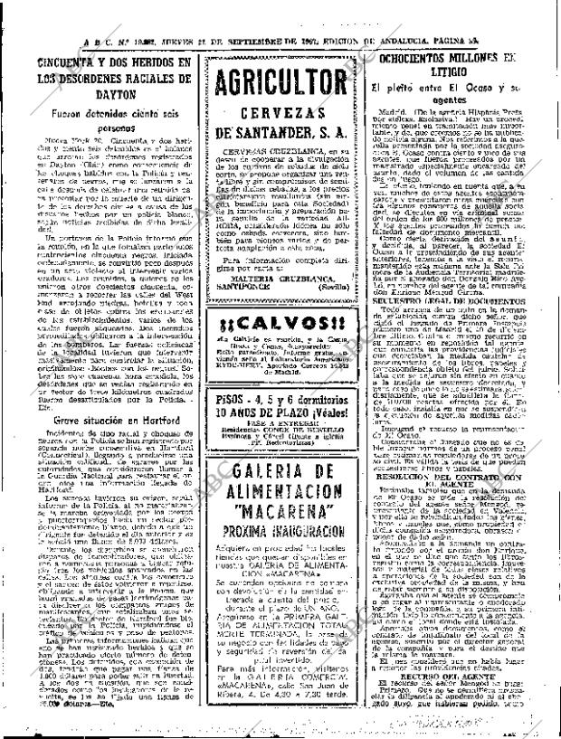 ABC SEVILLA 21-09-1967 página 25