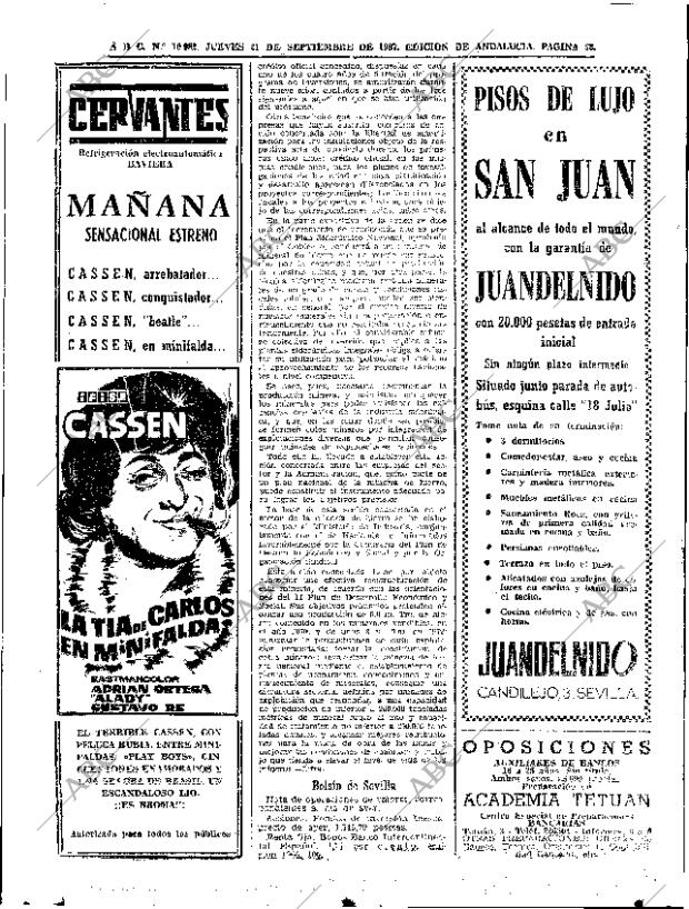 ABC SEVILLA 21-09-1967 página 38