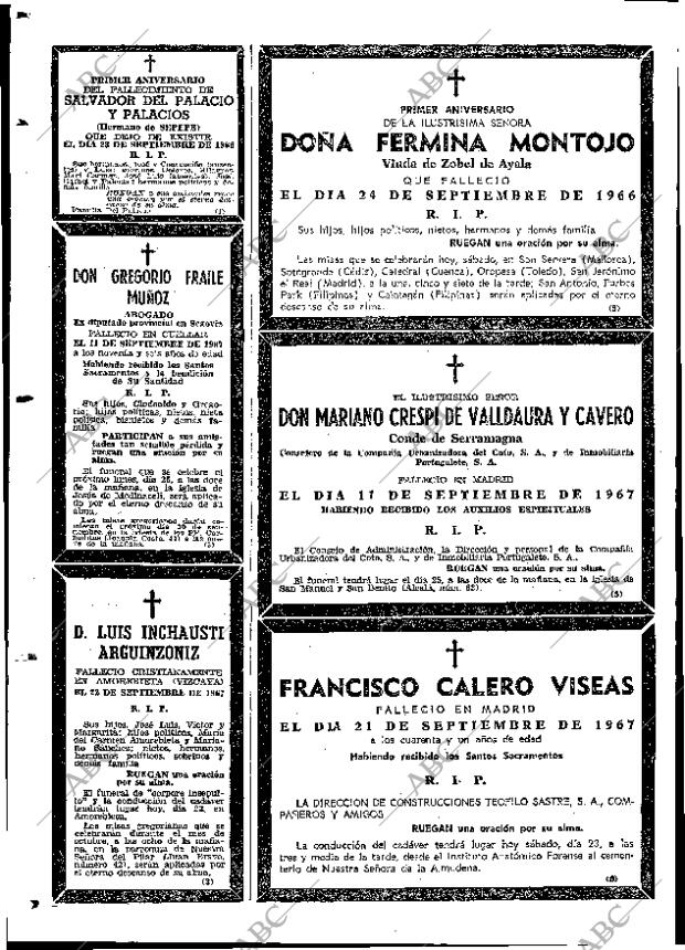 ABC MADRID 23-09-1967 página 100