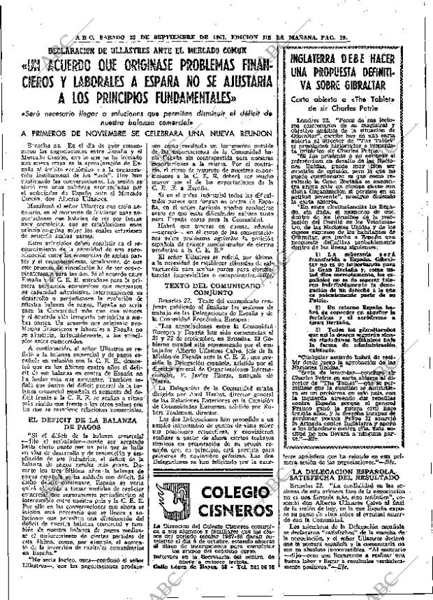 ABC MADRID 23-09-1967 página 39