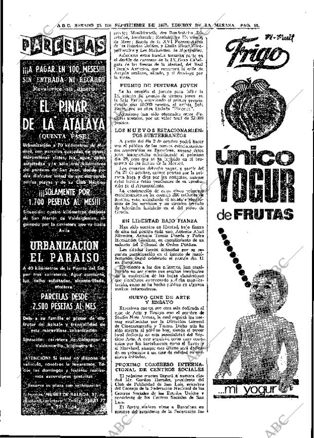 ABC MADRID 23-09-1967 página 52