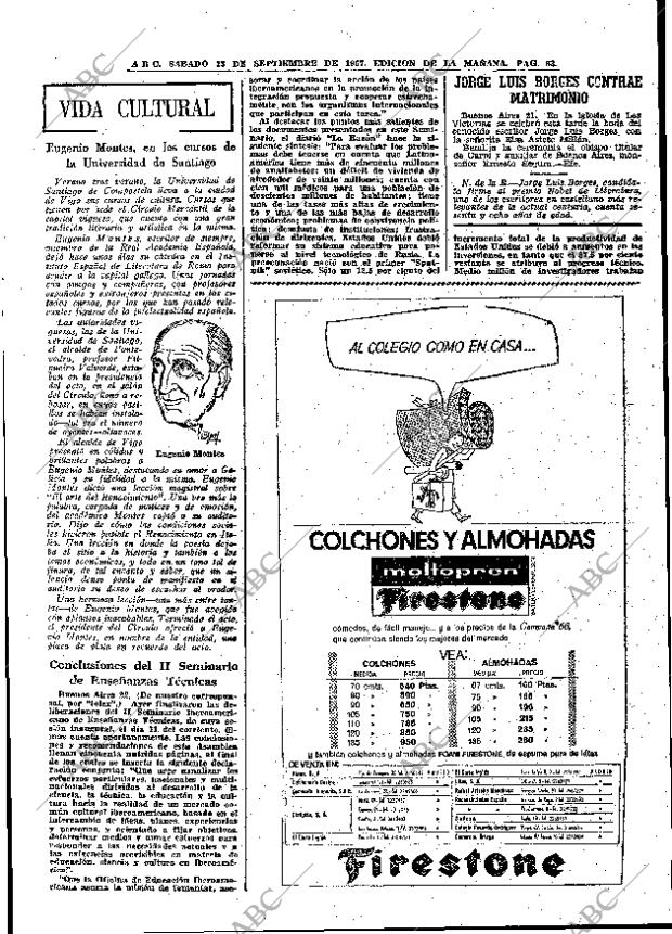 ABC MADRID 23-09-1967 página 63