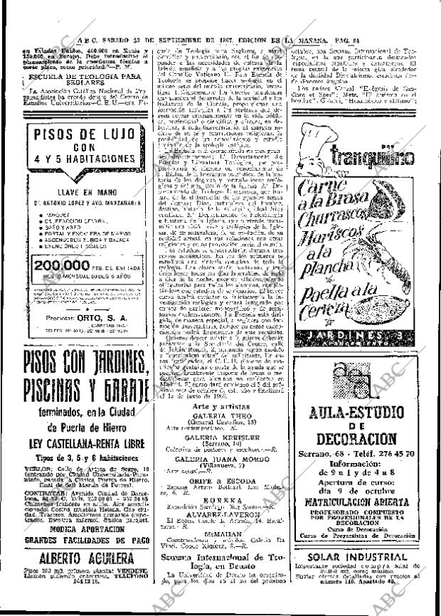 ABC MADRID 23-09-1967 página 64