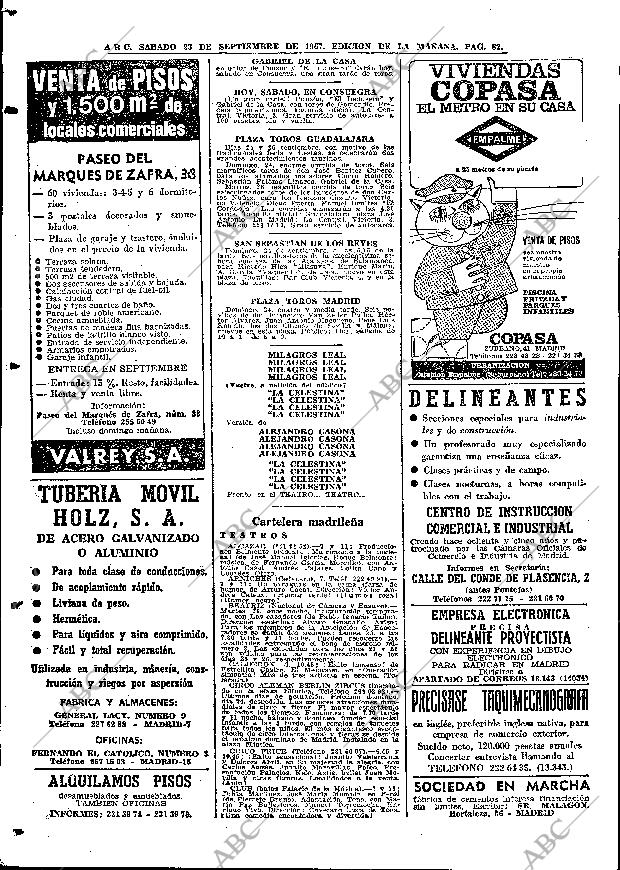 ABC MADRID 23-09-1967 página 82