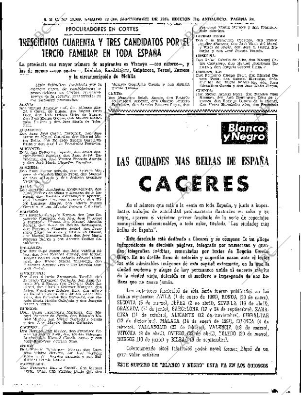 ABC SEVILLA 23-09-1967 página 39