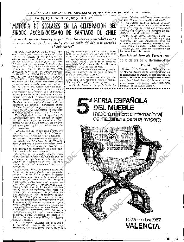 ABC SEVILLA 23-09-1967 página 51