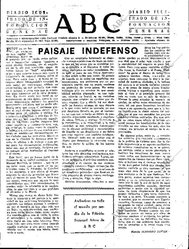 ABC SEVILLA 29-09-1967 página 3