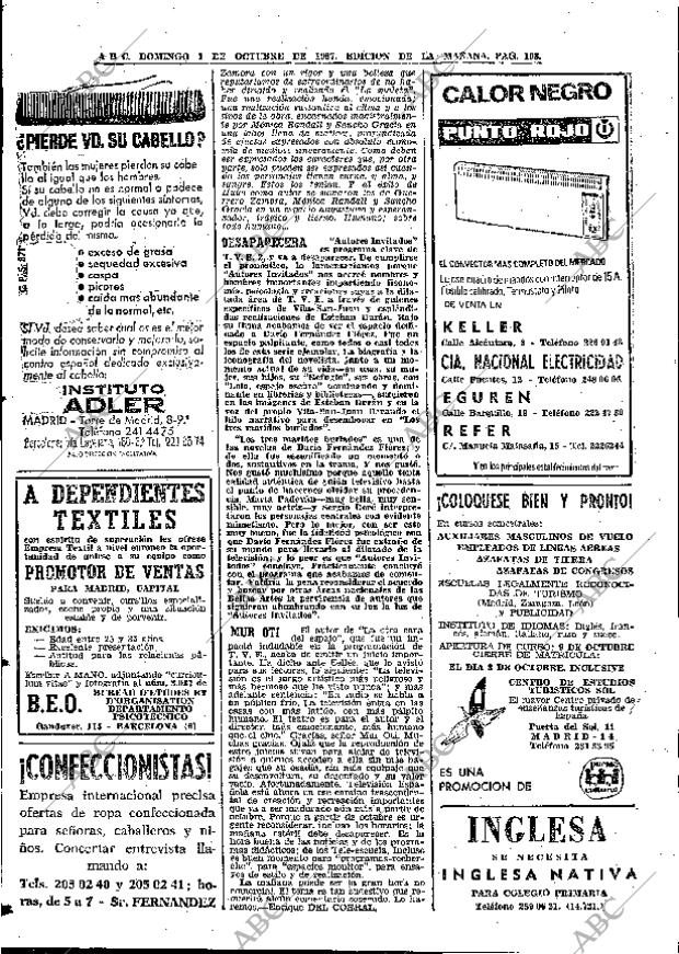 ABC MADRID 01-10-1967 página 108