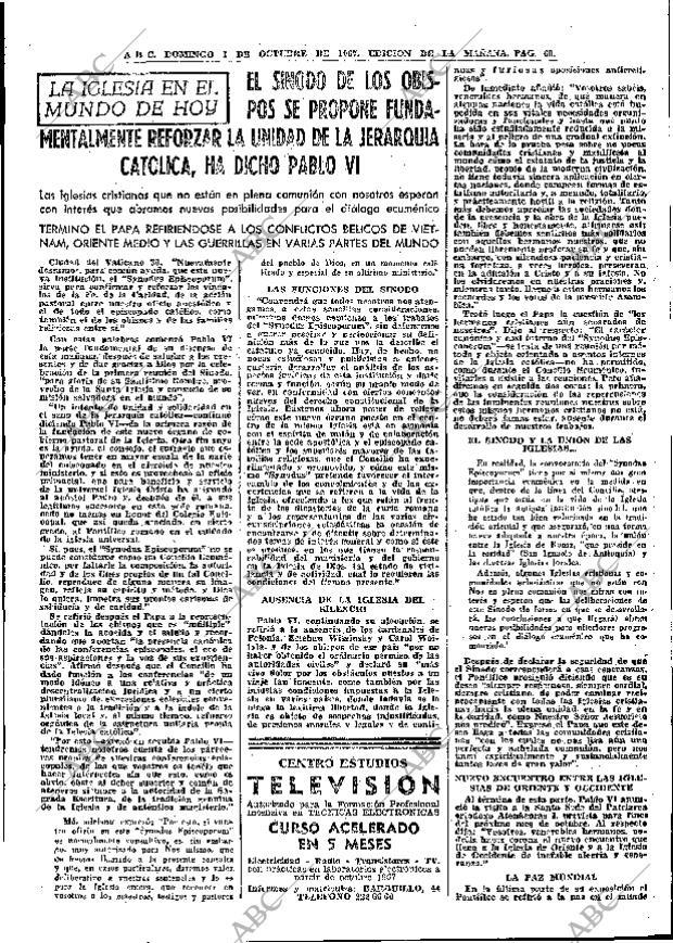 ABC MADRID 01-10-1967 página 69