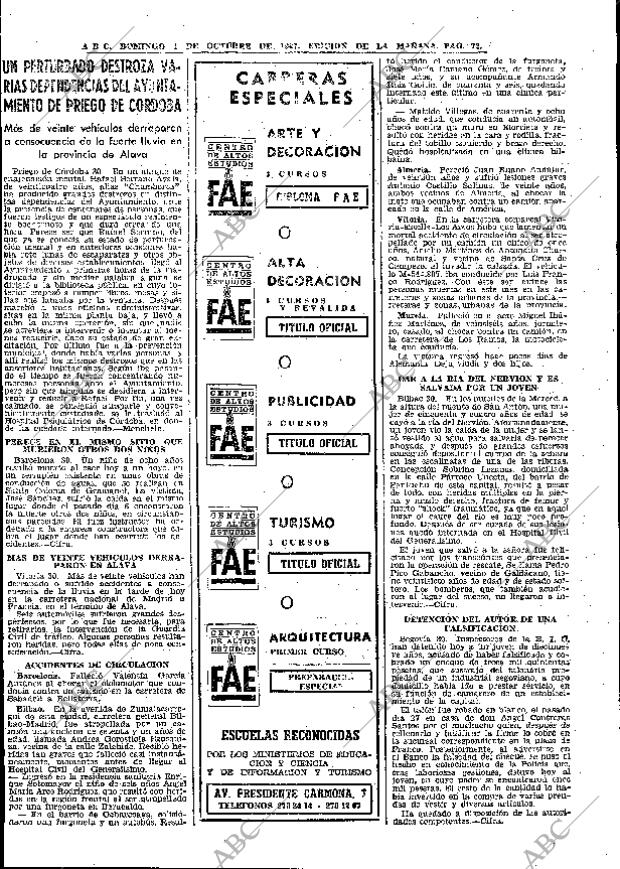 ABC MADRID 01-10-1967 página 72