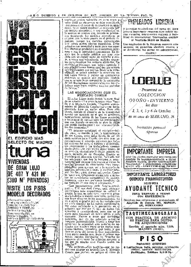 ABC MADRID 01-10-1967 página 76