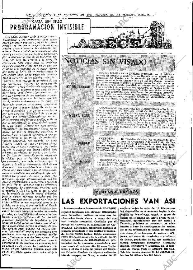 ABC MADRID 01-10-1967 página 92