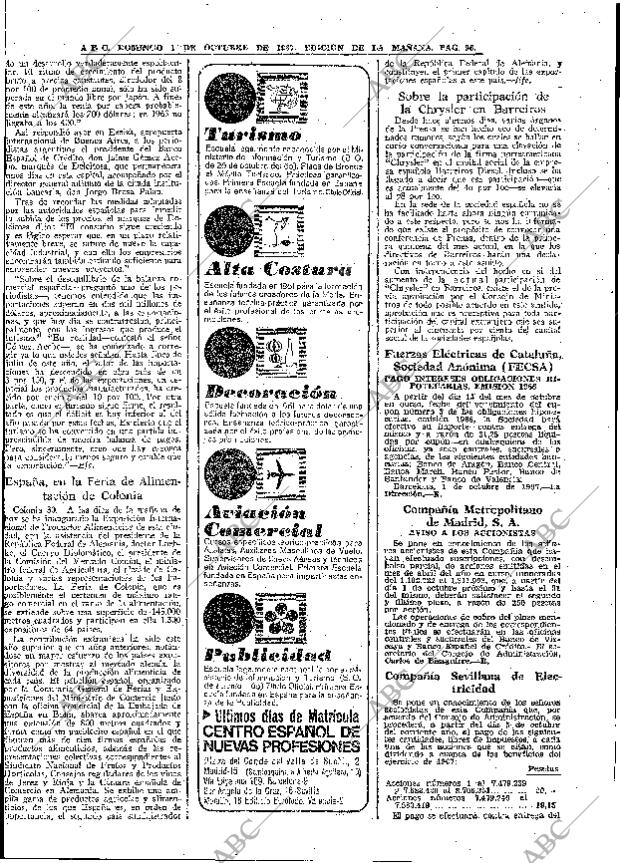 ABC MADRID 01-10-1967 página 96