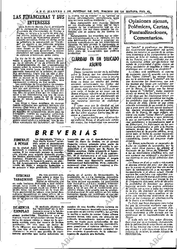 ABC MADRID 03-10-1967 página 41