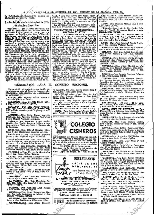 ABC MADRID 03-10-1967 página 58