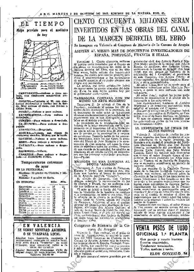 ABC MADRID 03-10-1967 página 61