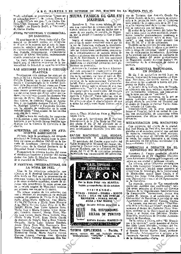 ABC MADRID 03-10-1967 página 67