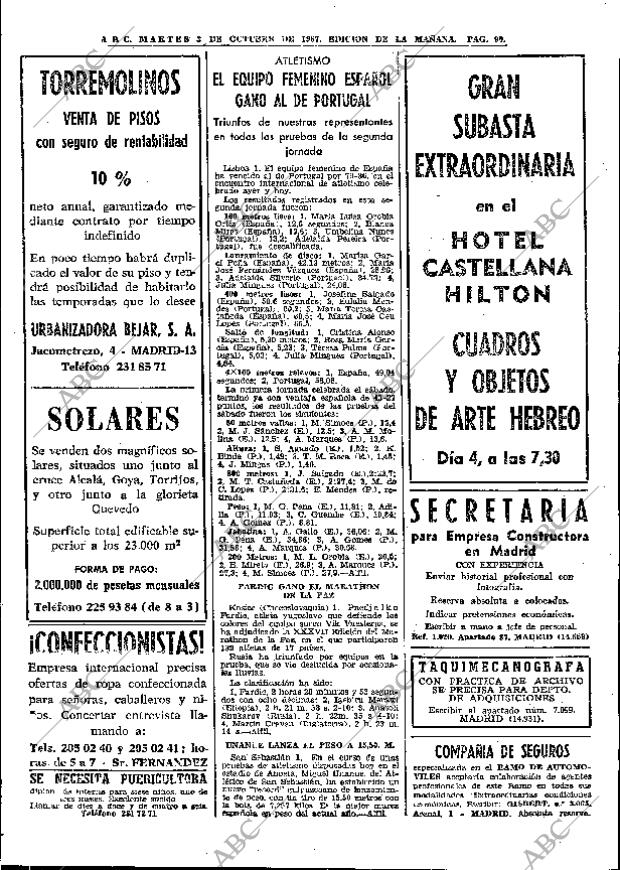 ABC MADRID 03-10-1967 página 90