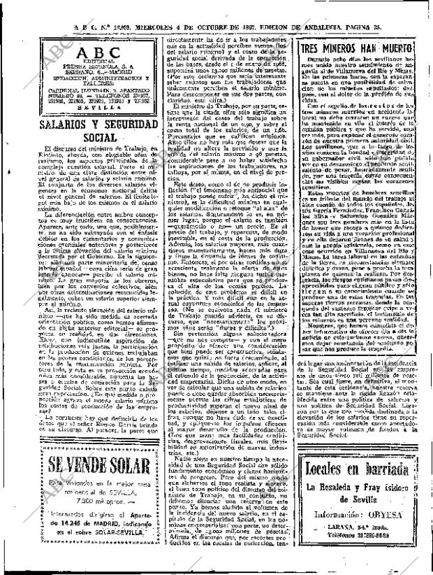 ABC SEVILLA 04-10-1967 página 25