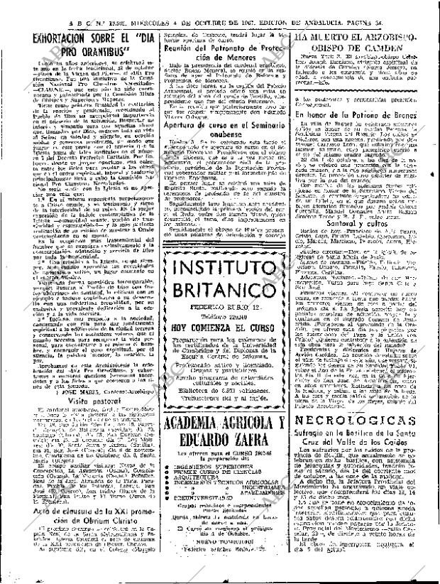 ABC SEVILLA 04-10-1967 página 34