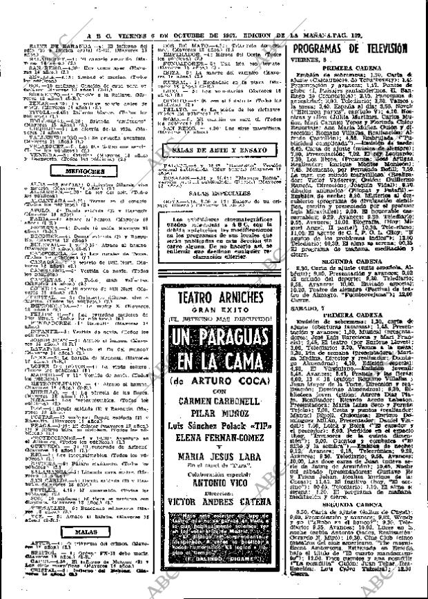 ABC MADRID 06-10-1967 página 109