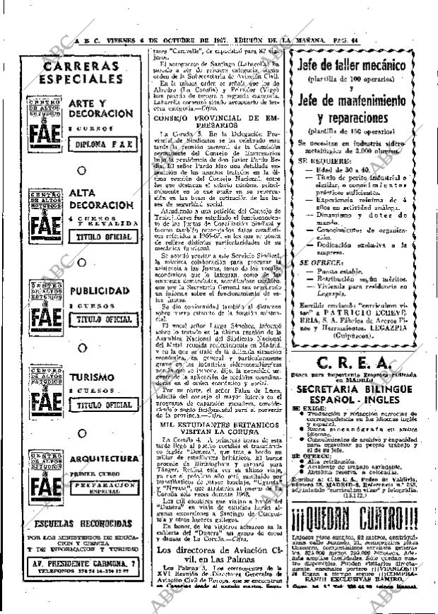 ABC MADRID 06-10-1967 página 64