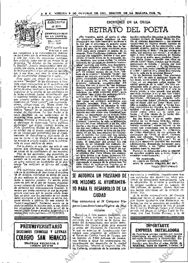 ABC MADRID 06-10-1967 página 71