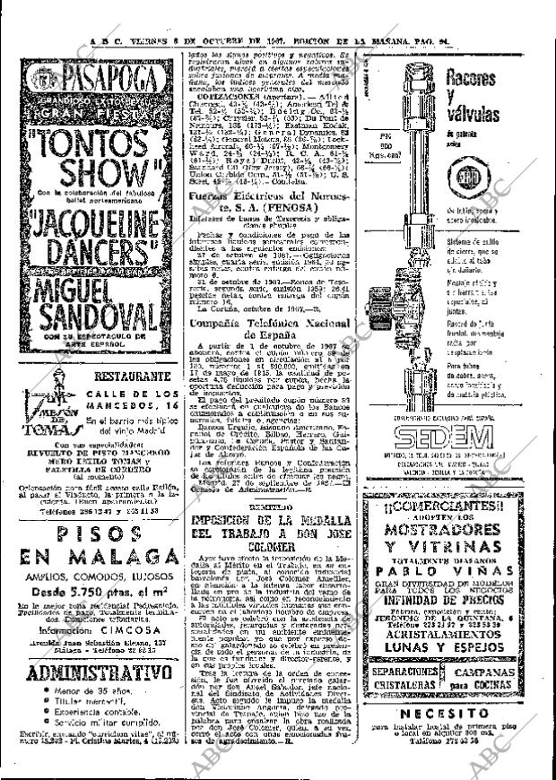 ABC MADRID 06-10-1967 página 94