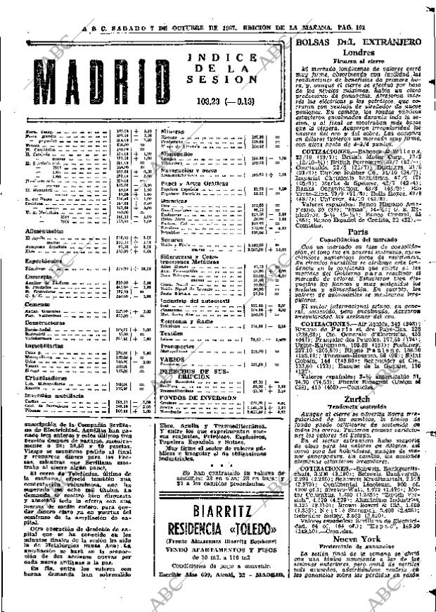 ABC MADRID 07-10-1967 página 103