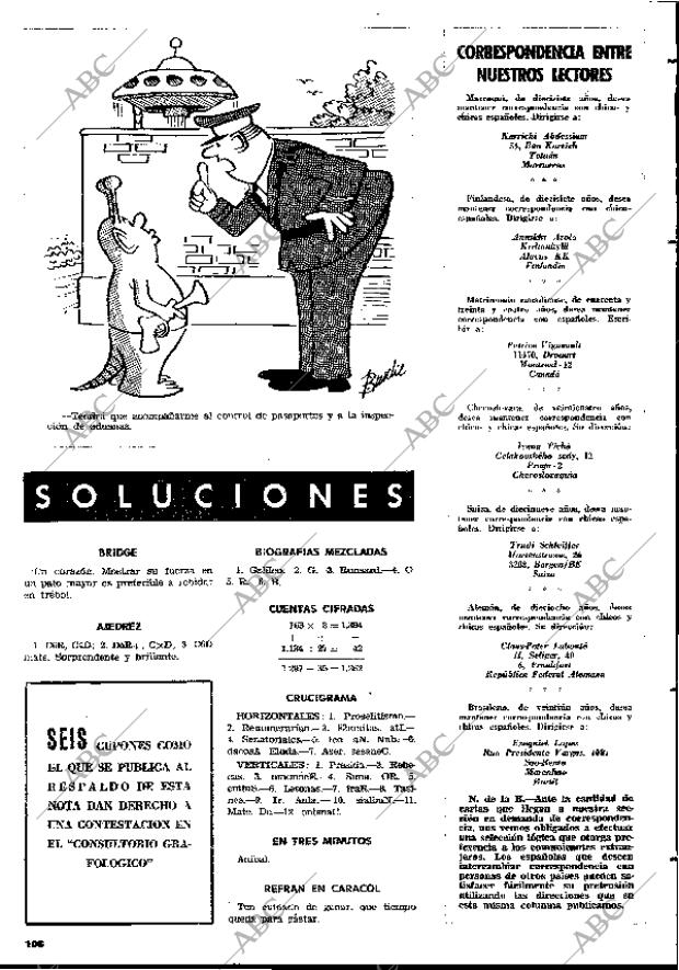 BLANCO Y NEGRO MADRID 07-10-1967 página 104