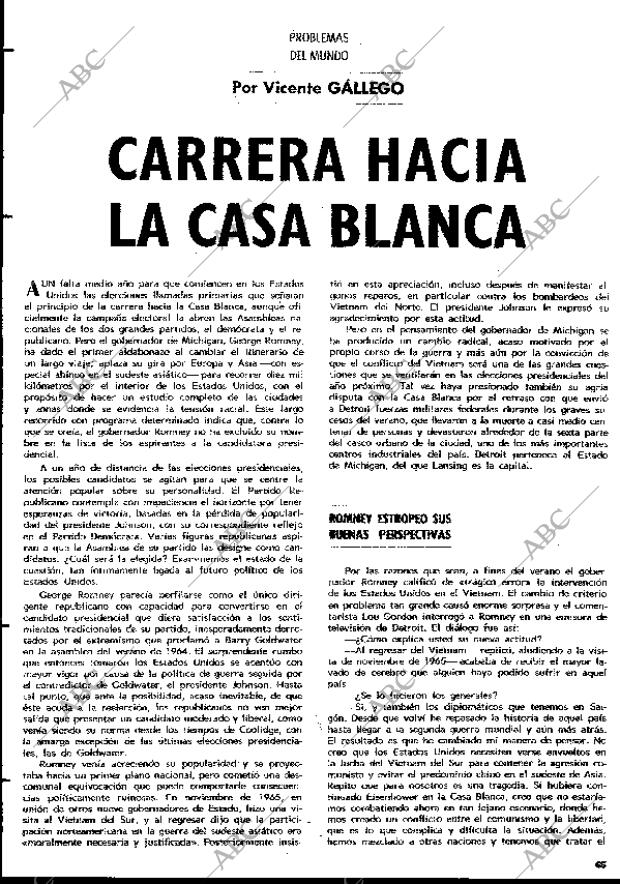 BLANCO Y NEGRO MADRID 07-10-1967 página 63