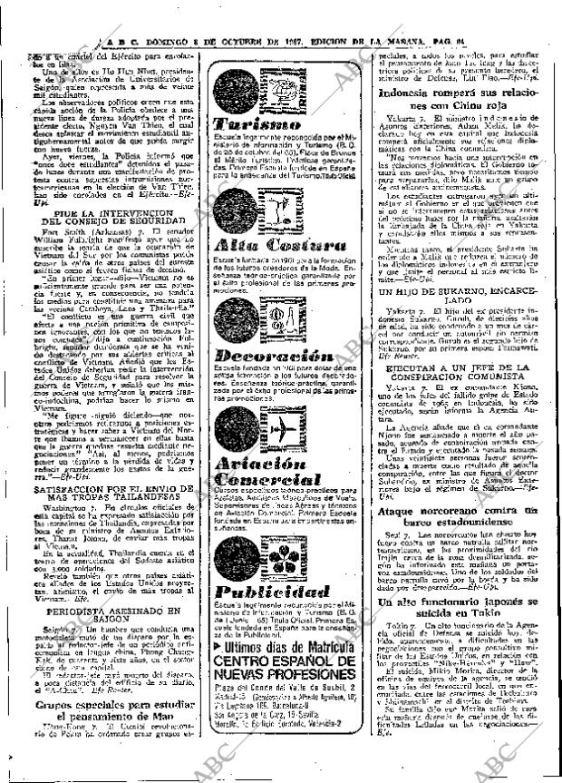 ABC MADRID 08-10-1967 página 64