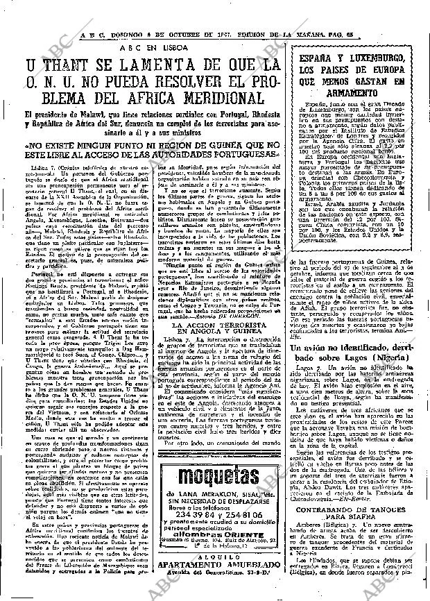 ABC MADRID 08-10-1967 página 65