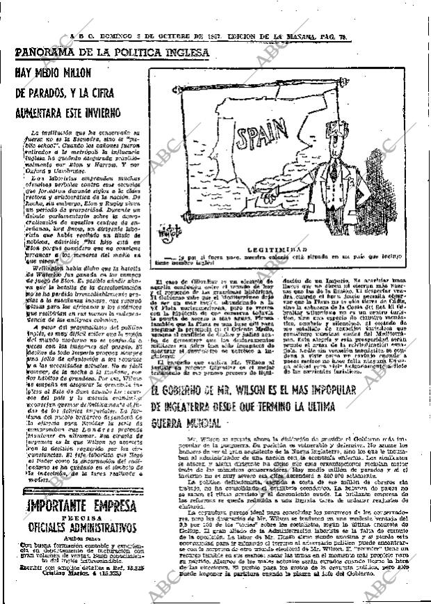 ABC MADRID 08-10-1967 página 70