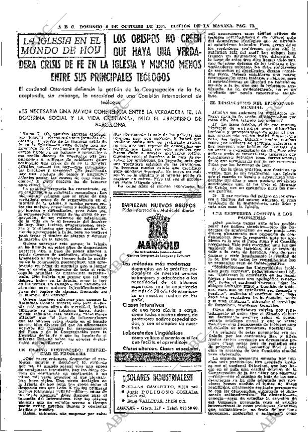 ABC MADRID 08-10-1967 página 73