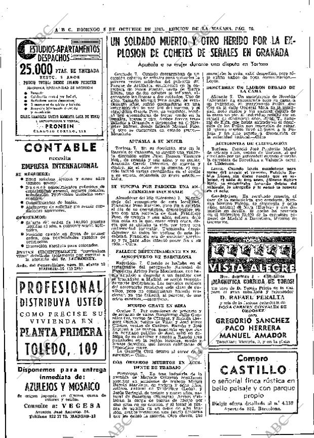 ABC MADRID 08-10-1967 página 76