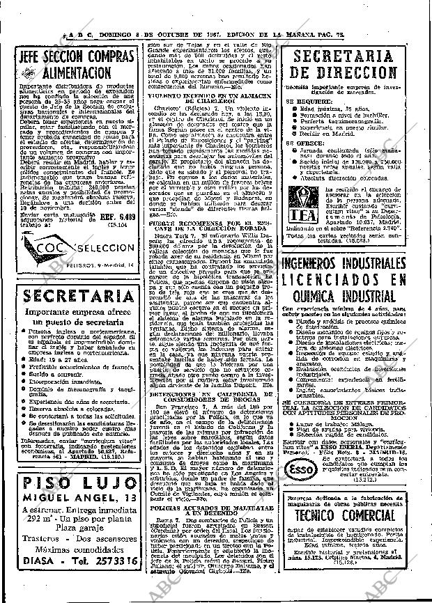 ABC MADRID 08-10-1967 página 78