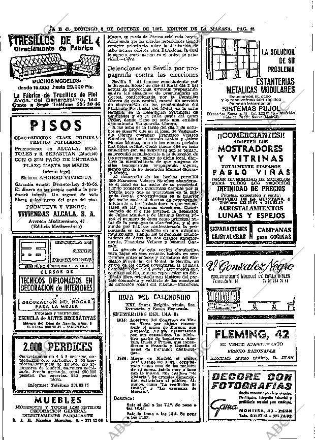 ABC MADRID 08-10-1967 página 82