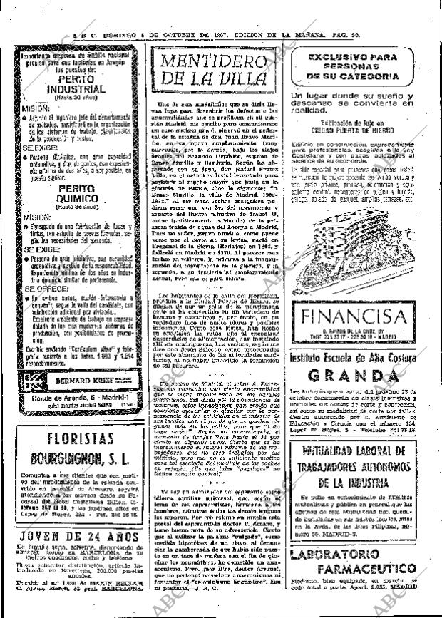 ABC MADRID 08-10-1967 página 90