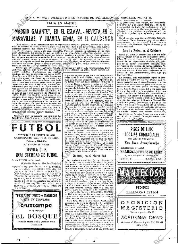 ABC SEVILLA 08-10-1967 página 99