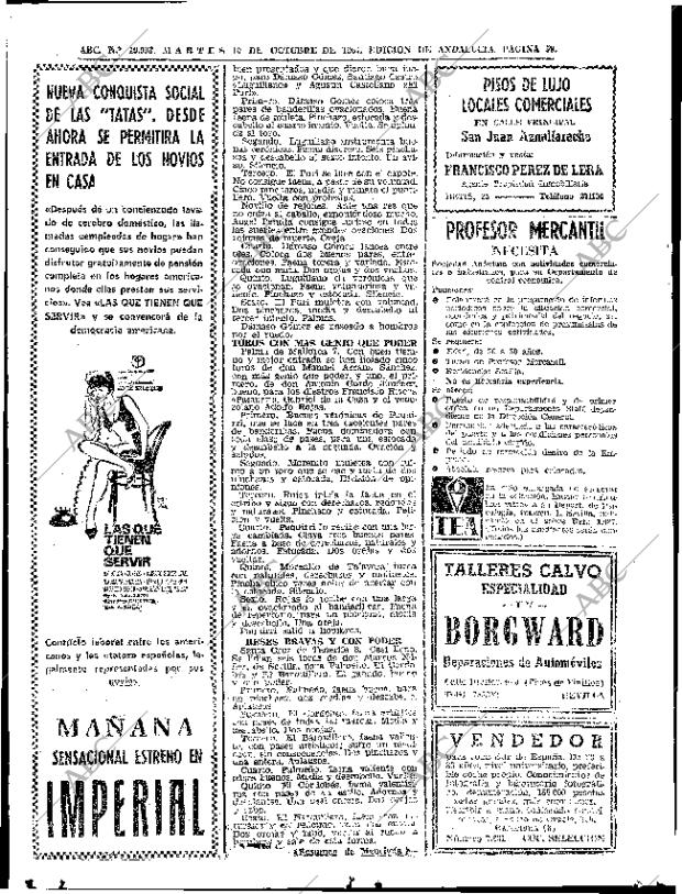 ABC SEVILLA 10-10-1967 página 56