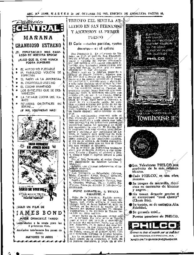 ABC SEVILLA 10-10-1967 página 64